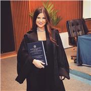 Laureata in Lingue straniere e in Economia per il turismo, esperienza pregressa in lezioni private/ripetizioni e preparazioni di esami con studenti di scuola media/superiore ed universitari